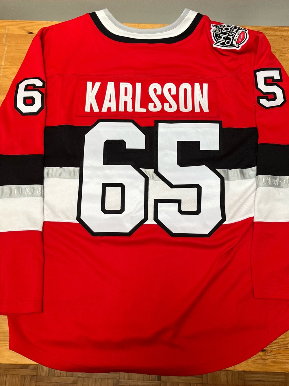 Erik Karlsson Ottawa Senators Centennial Game Fanatics Hockey Jersey
